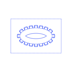 Layouts Meeting Conference Rooms Oval Large Outline Svg Vector, Free Vectors File
